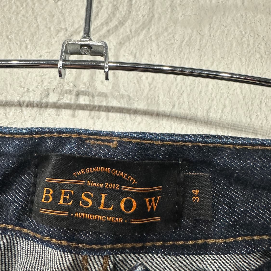 비슬로우 셀비지 청바지 34 상품이미지4