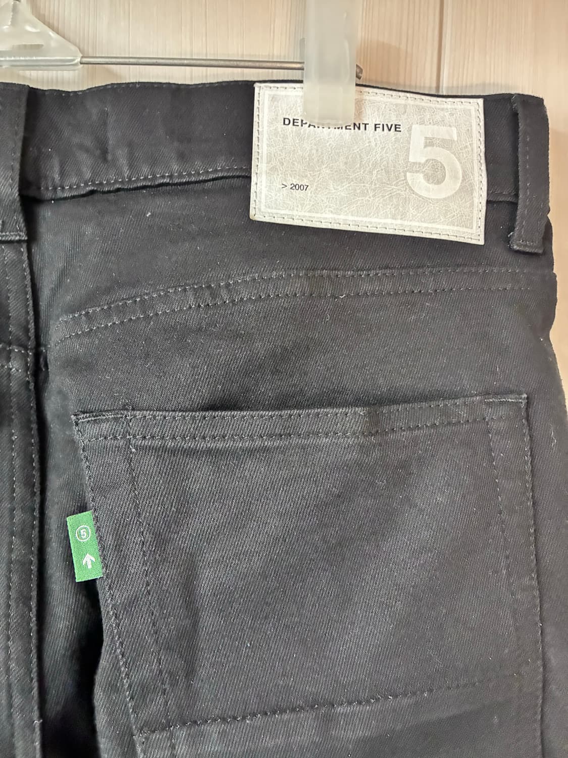 새제품) 디파트먼트5 블랙 팬츠 상품이미지4