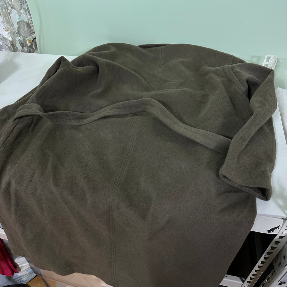 XL 105 일꼬르소 루즈오버핏 캐시미어혼방 로브 롱 발마칸코트 상품이미지7