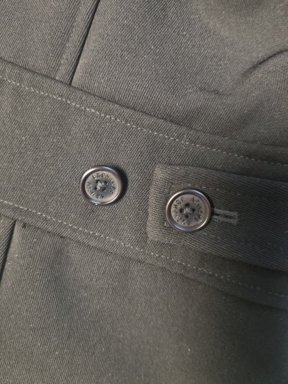 아르마니 익스체인지 코트 블랙 M 상품이미지5