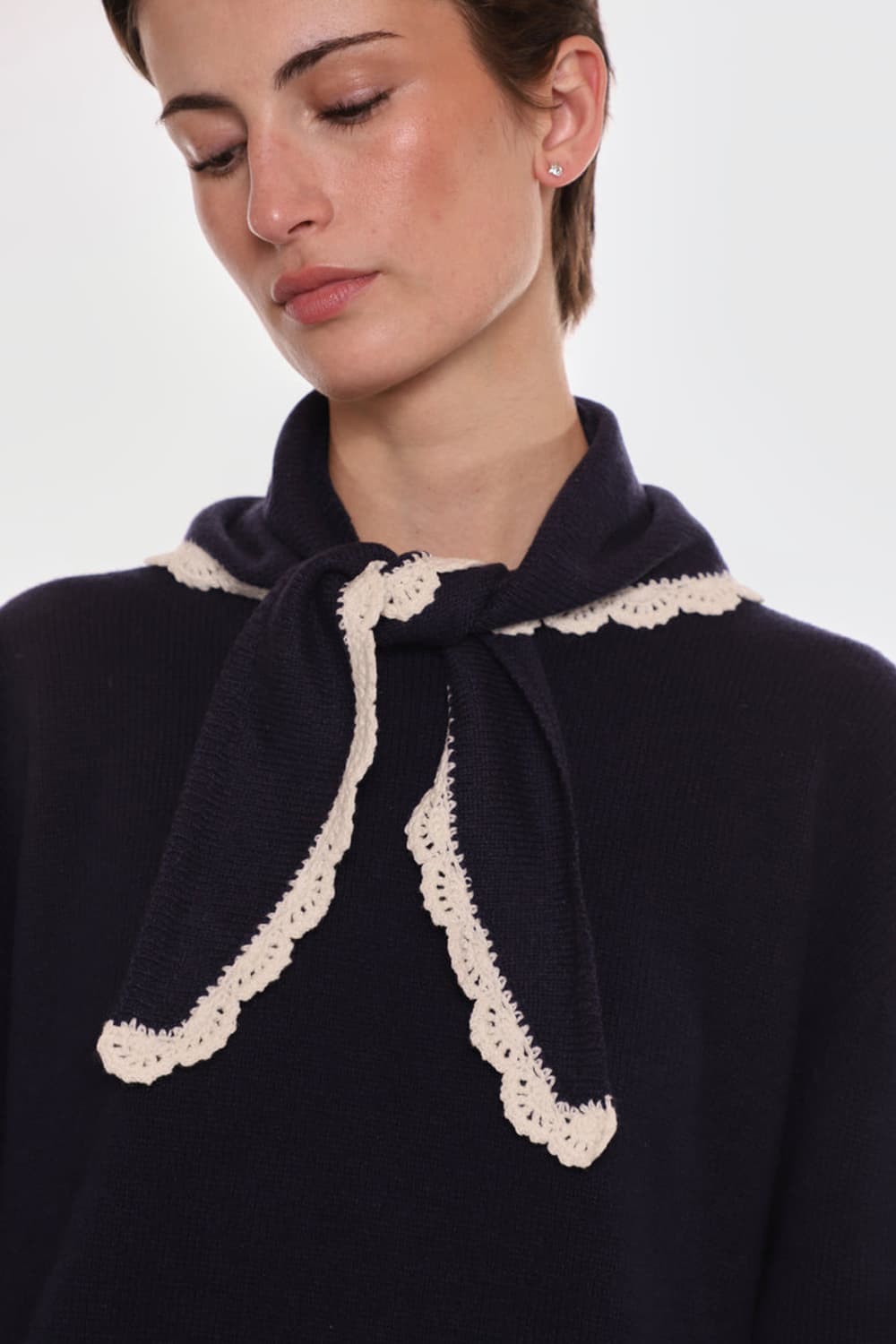 샌디리앙 PECK BONNET IN NAVY 상품이미지4