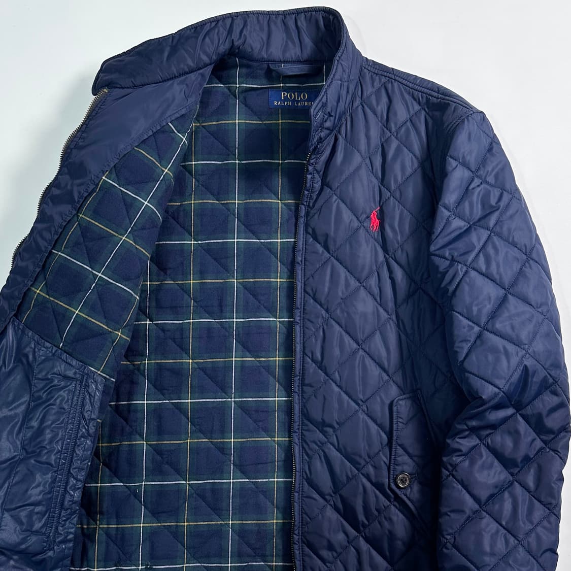 폴로 랄프로렌 네이비 퀼팅 헤링턴 자켓 상품이미지5