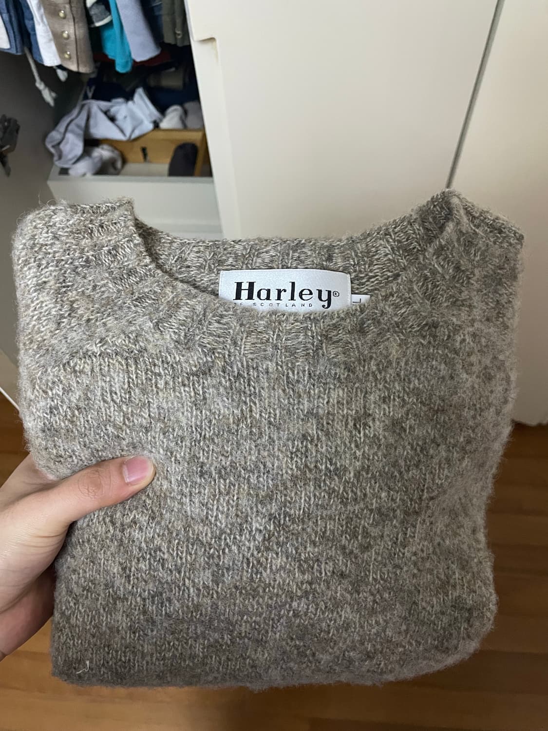 할리오브스코틀랜드 쉐기독니트 머쉬룸(xl) 상품이미지8