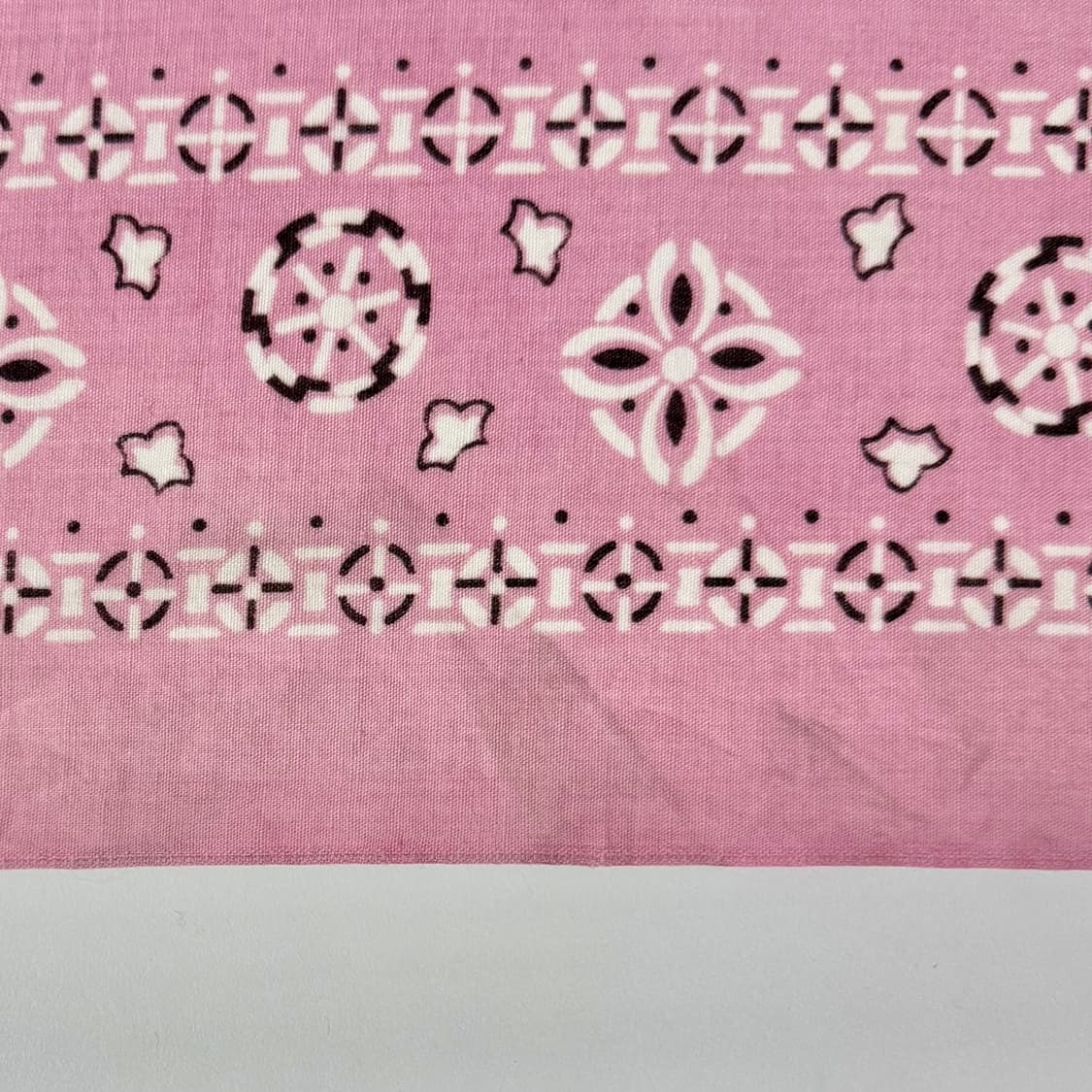 70-80s 파스텔 핑크 페이즐리 반다나 상품이미지3