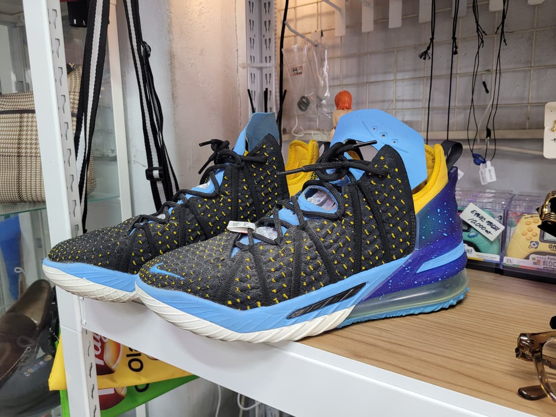 Nike 나이키 르브론 농구화 블랙/블루 상품이미지1