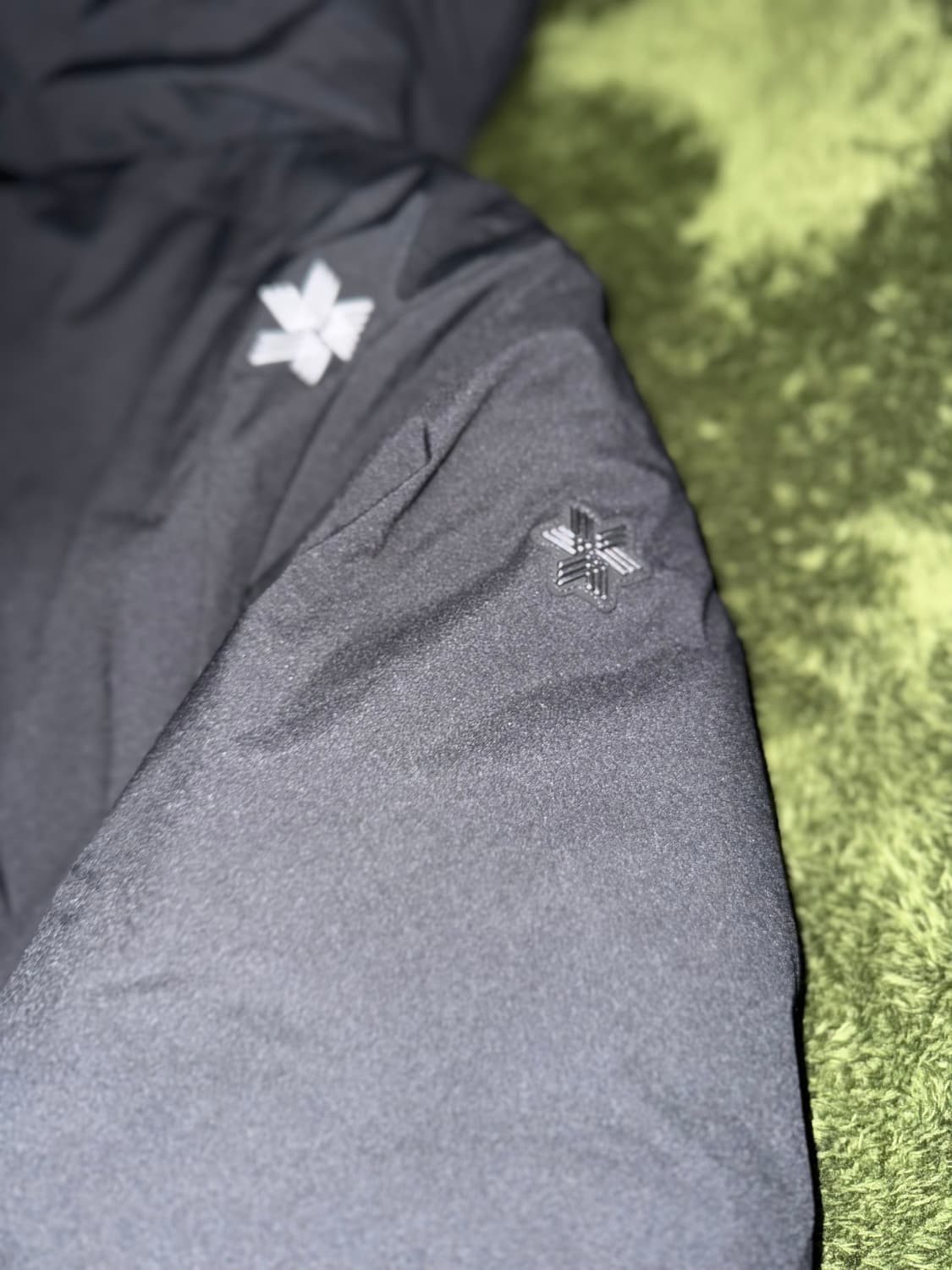 [XXL] Goldwin 골드윈 스키 하이브리드 다운 자켓 패딩 블랙 상품이미지10