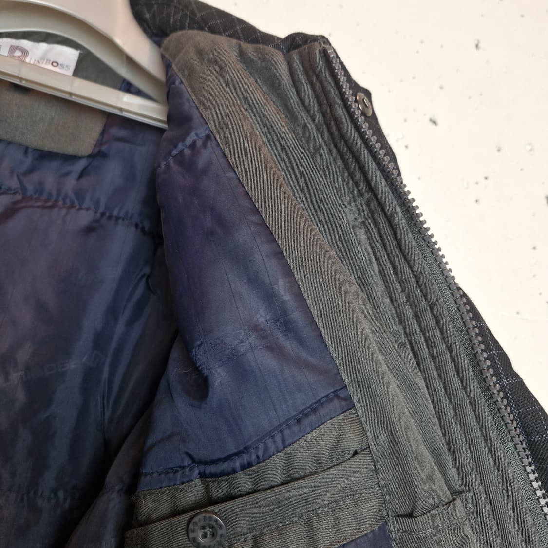 작업복 회색 블루종 봄버 자켓 새상품 상품이미지5