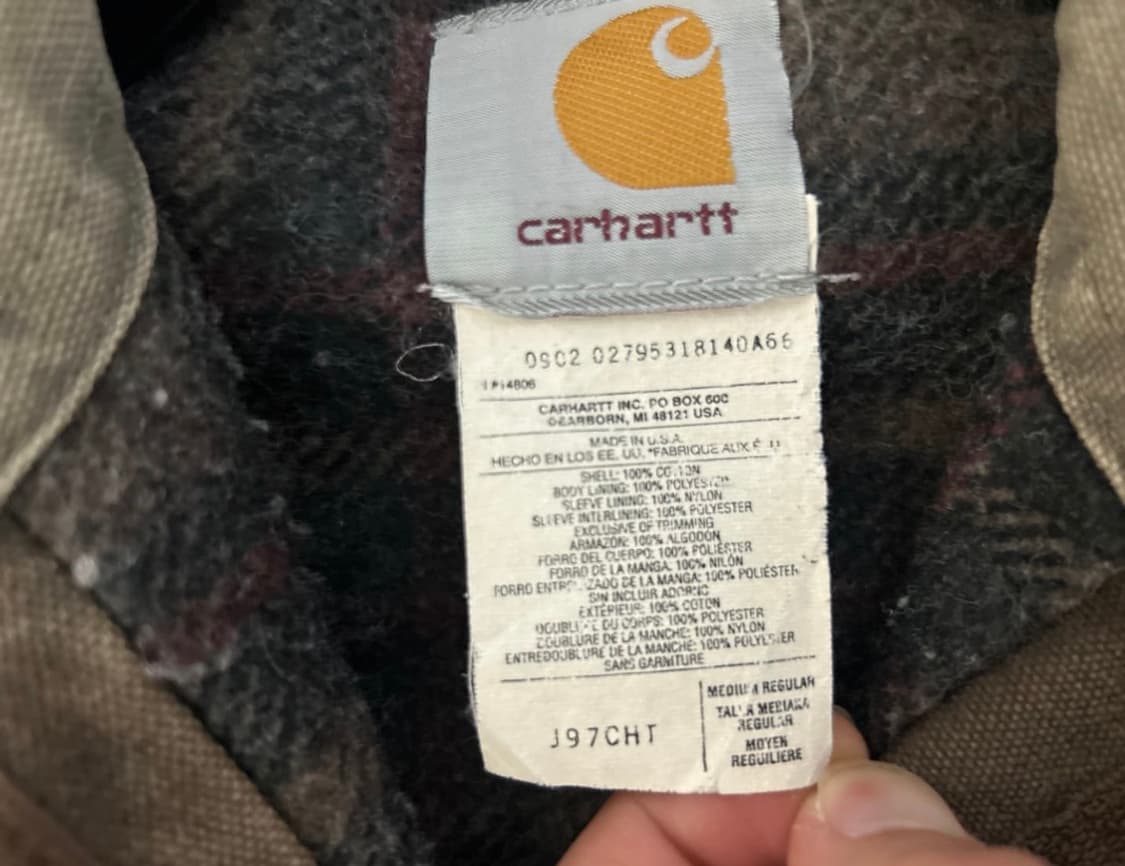 [L] 칼하트 디트로이트 J97 CHT MADE IN USA 상품이미지5