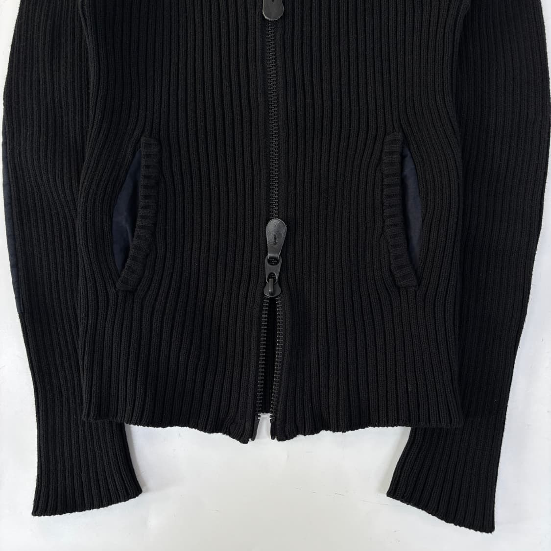 쇼트 니트 후드집업 상품이미지5