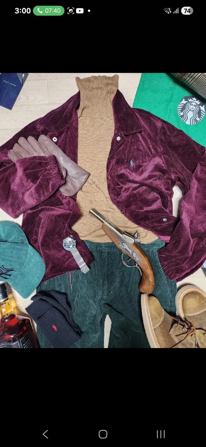 (새상품)POLO 폴로 코듀로이 블루종 스윙톱 자켓 점퍼 바라쿠타 코치 상품이미지6