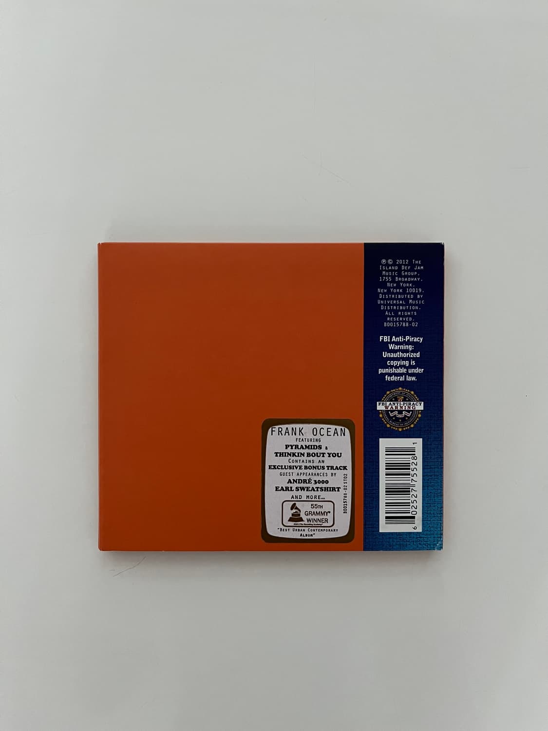 프랭크 오션 채널 오렌지 CD 상품이미지2