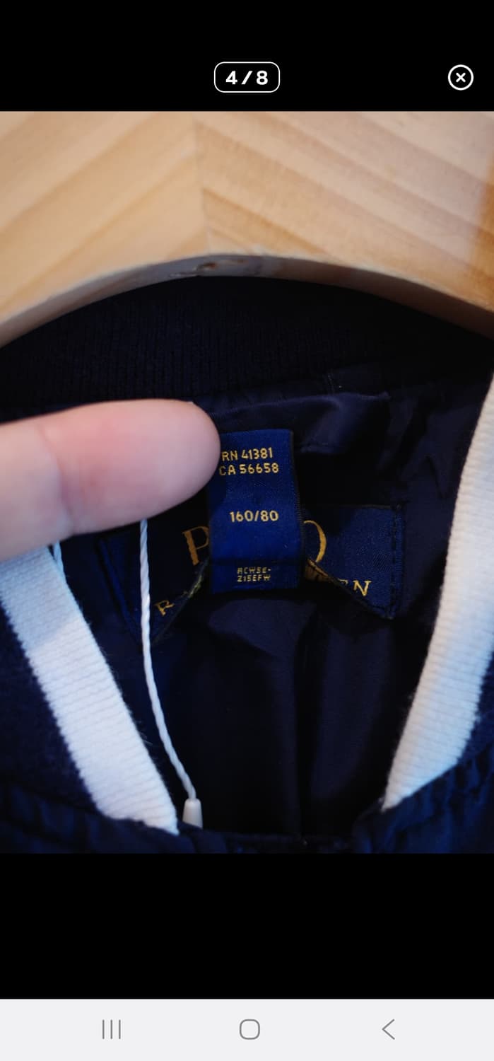 폴로 랄프로렌  나일론 블루종 자켓 상품이미지4