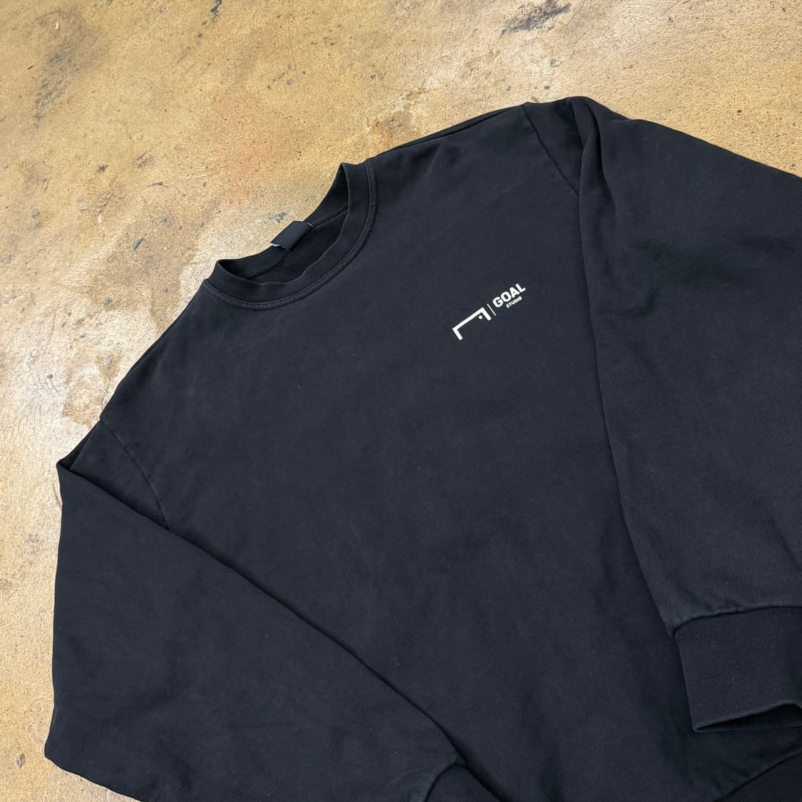 [정품/XL] GOALSTUDIO 골스튜디오 블랙 맨투맨 b14 상품이미지1