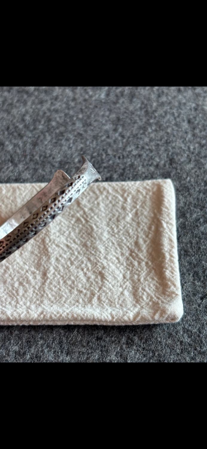 실버 오픈 뱅글 빈티지 팔찌 (새상품 / 25.5g) 상품이미지7