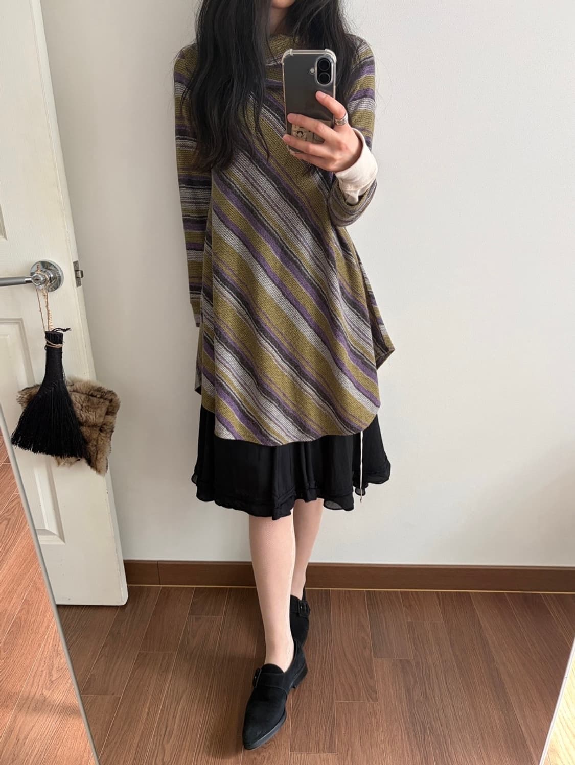 strirpe patterned top&dress 상품이미지2