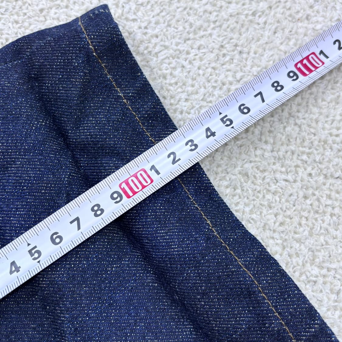 34 빈티지 진청 스트레이트 데님 팬츠 0415E 상품이미지7