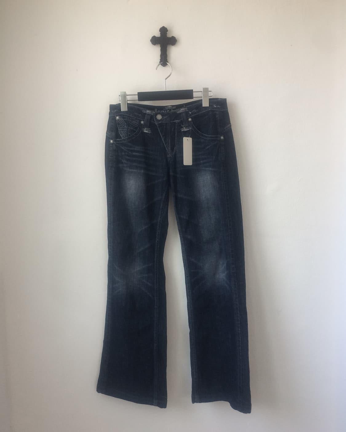 Back pocket point denim pants 상품이미지2