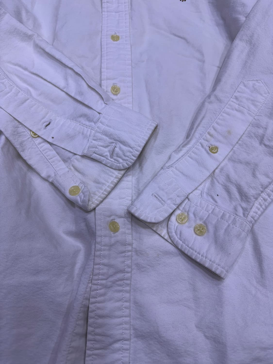 폴로 랄프로렌 커스텀핏 옥스포드 셔츠 화이트 셔츠 S 상품이미지5