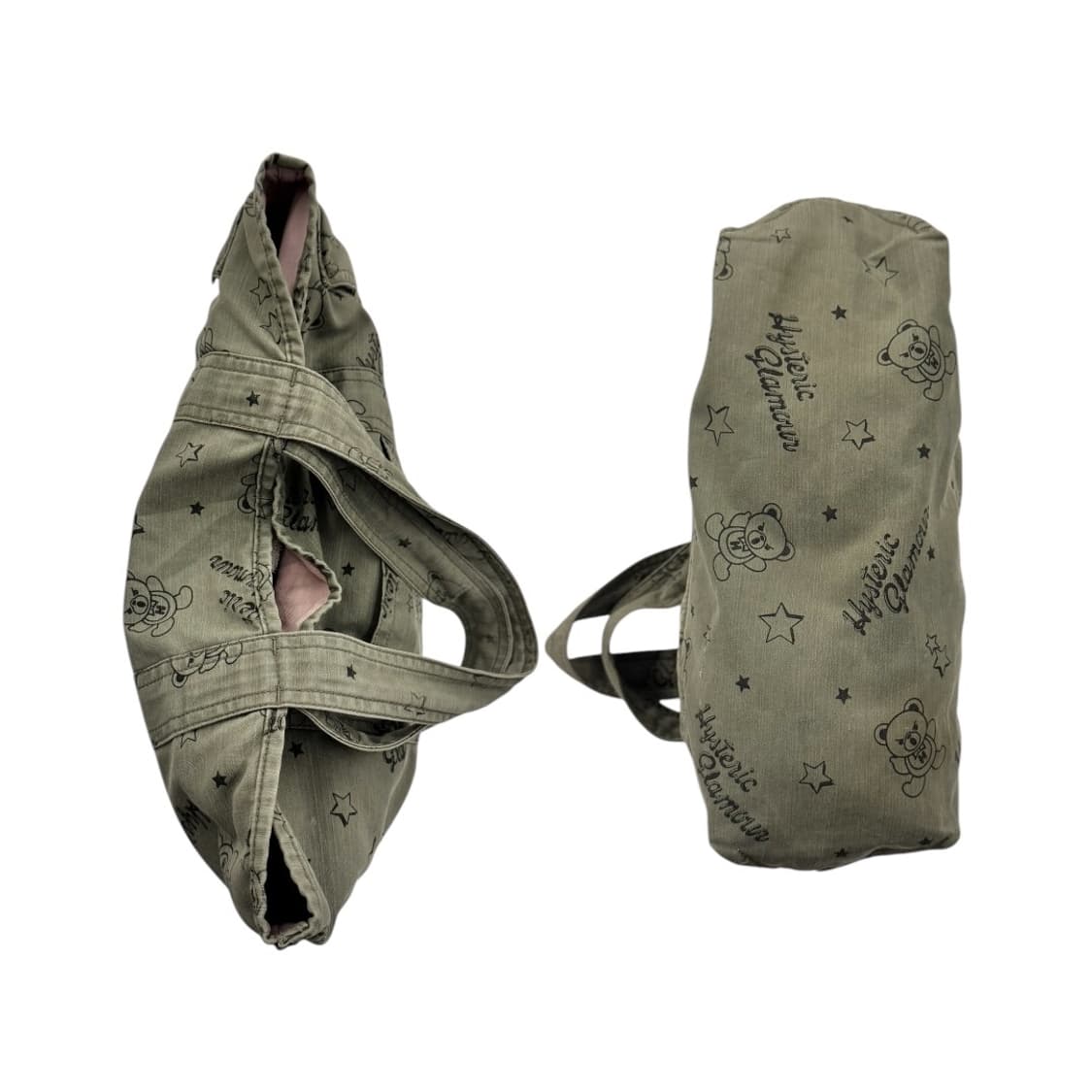 히스테릭글래머 퍽베어 토트백 카키 상품이미지7