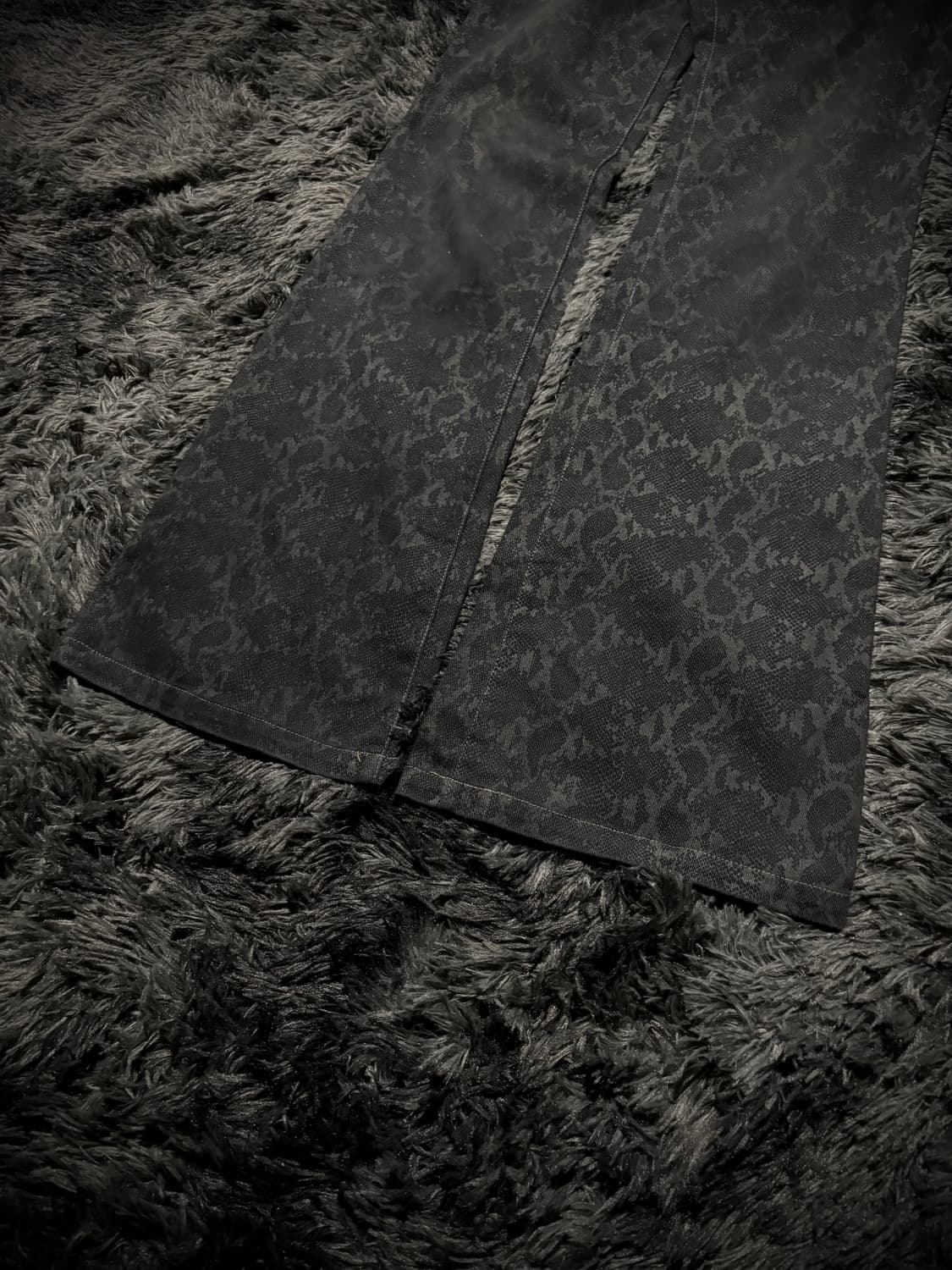 Tornado Mart 스네이크 패턴 부츠컷 팬츠 상품이미지4