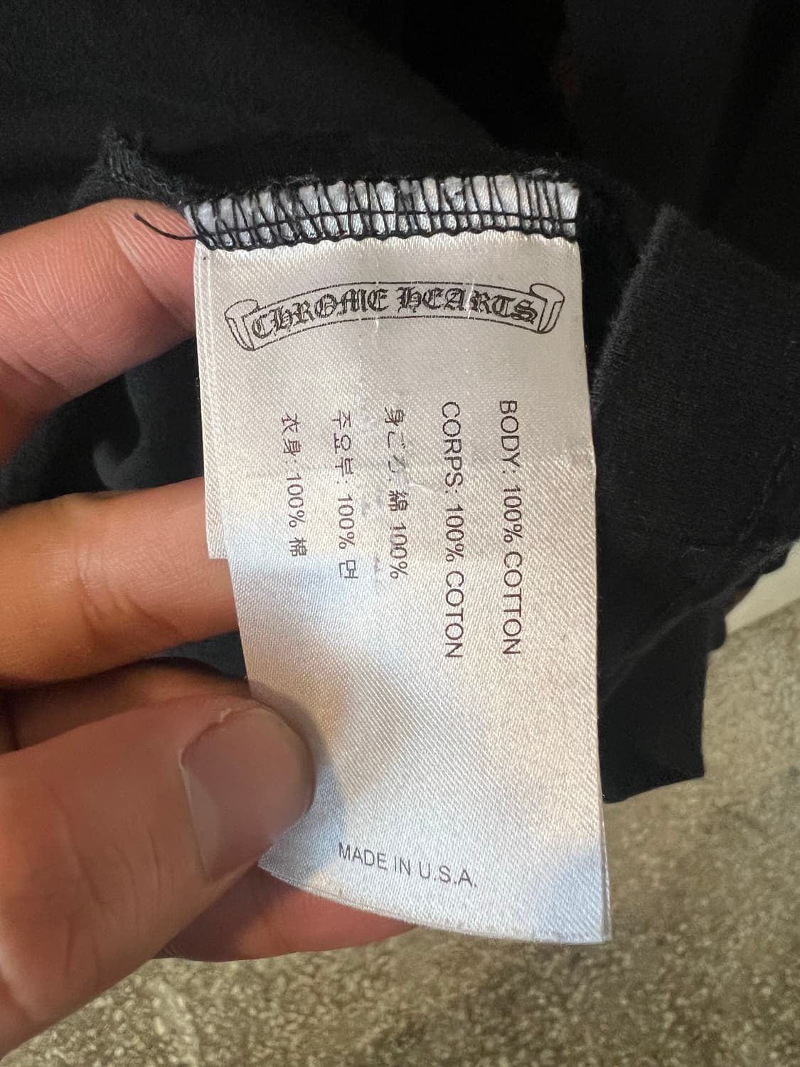 [L] 크롬하츠 LA한정 플로랄 홀스슈 롱슬리브 상품이미지6