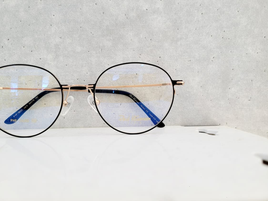 폴휴먼안경 PHF-362A 블랙/골드 초경량 상품이미지7
