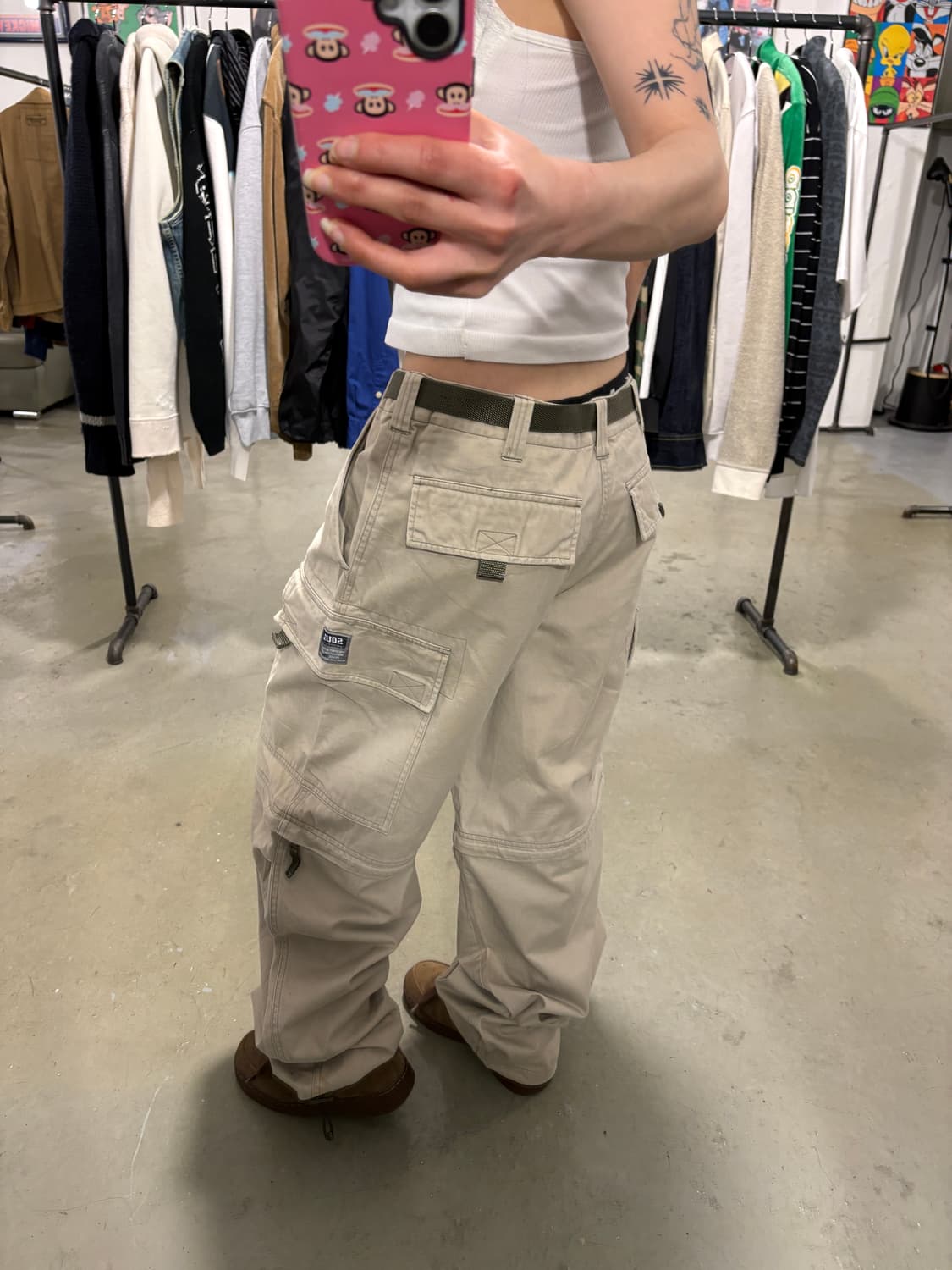 빈티지 면바지 상품이미지3