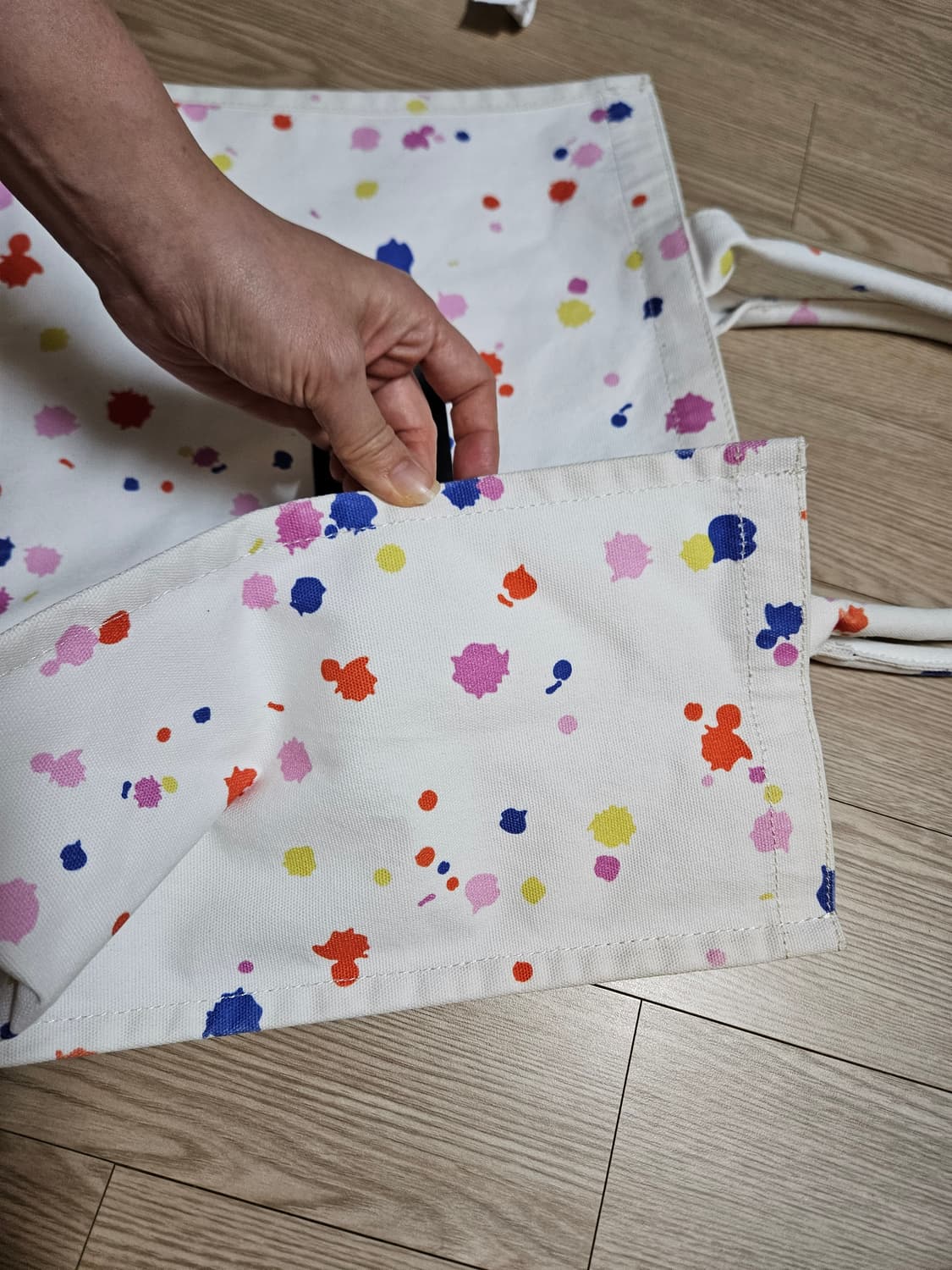 MSGM MSGM 페인트 스플래터 토트백 상품이미지3