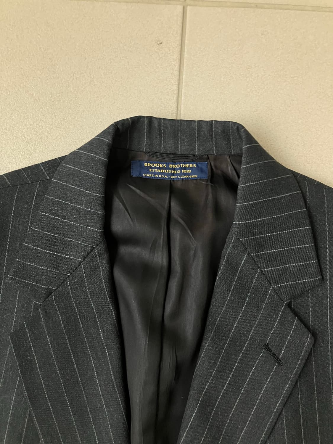 80~90s brooks brothers 핀스트라이프 자켓 블레이저 상품이미지2