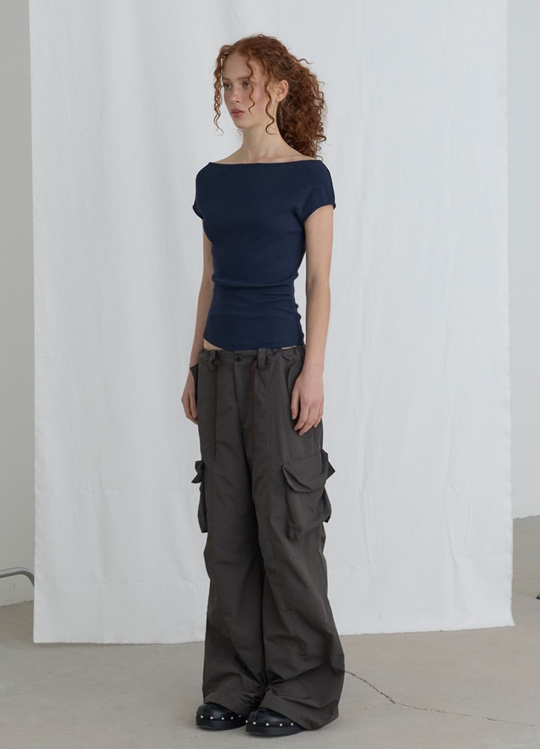 오데스 컴피 패러슈트 카고 팬츠 / 카키브라운 상품이미지2