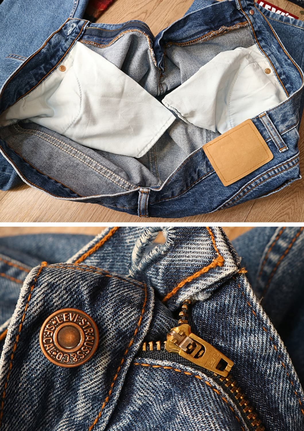 90S LEVIS 리바이스 550 테이퍼드핏
오렌지텝 빈티지 데님 상품이미지8