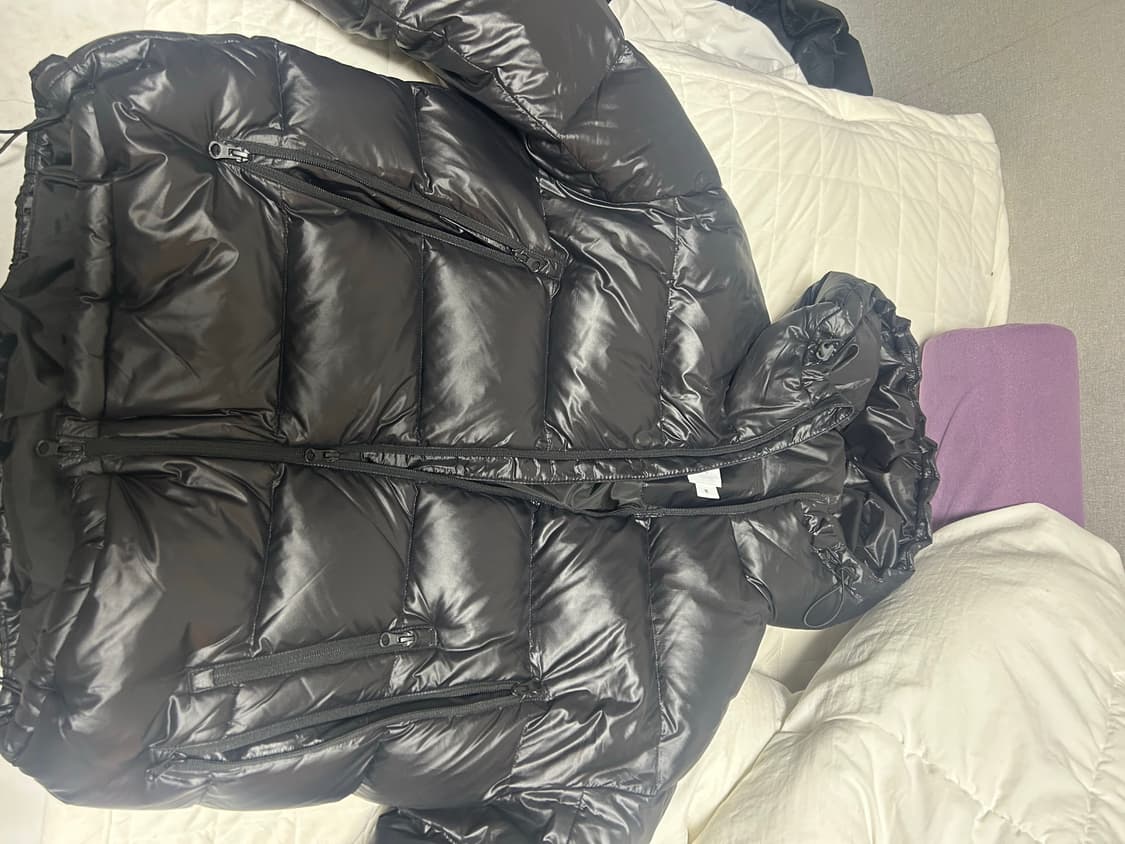 코드그라피 RDS 유틸리티 덕다운 후드 숏패딩 블랙 상품이미지2