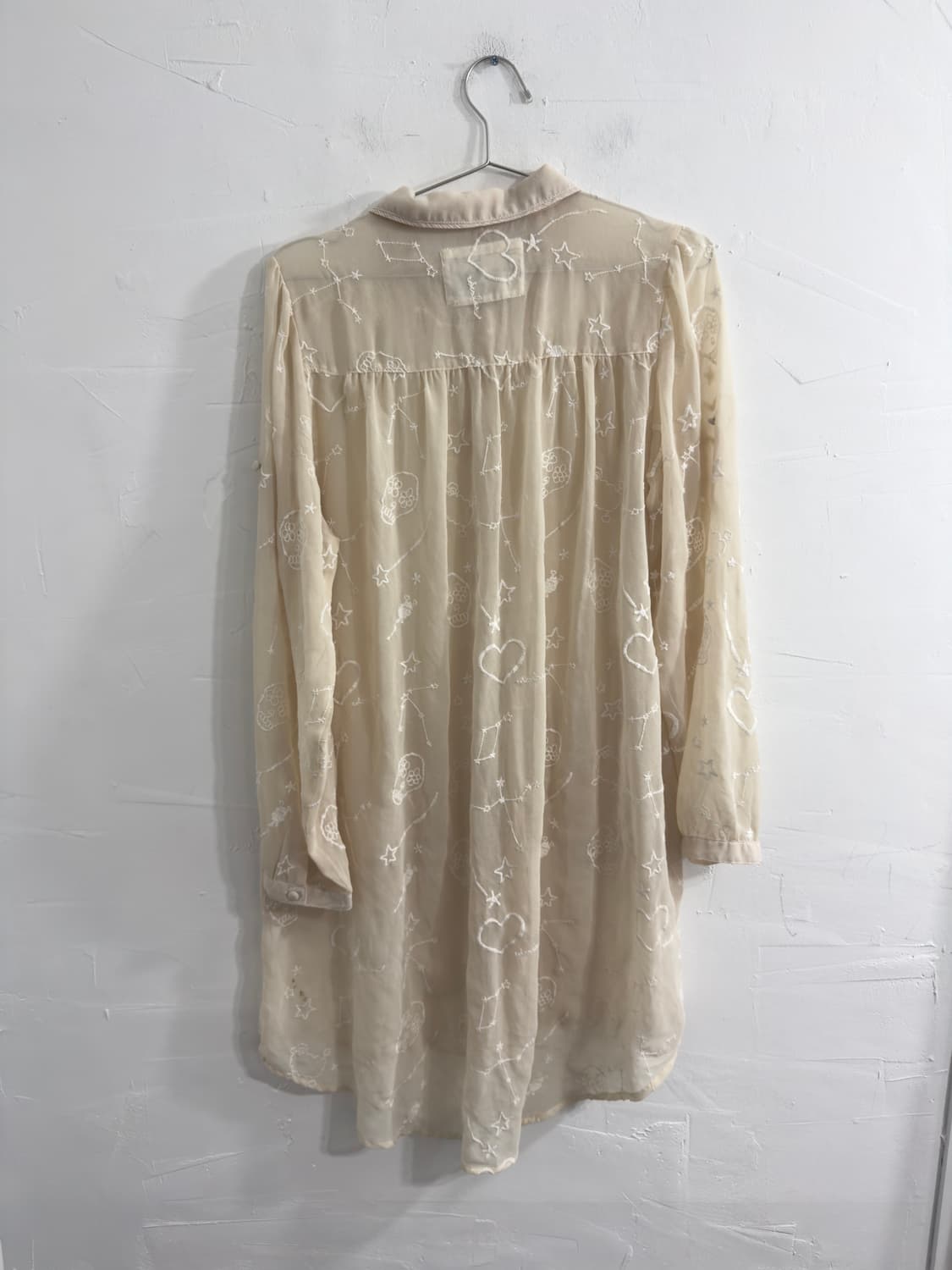 scolar see-through punk shirt 상품이미지4