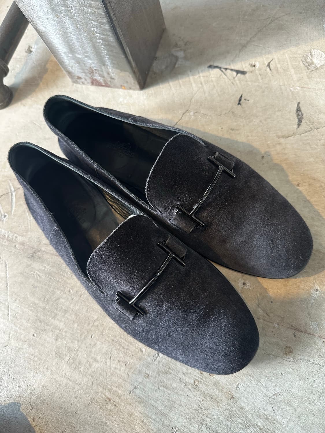 에르메스 남성용 스웨이드 로퍼 상품이미지5