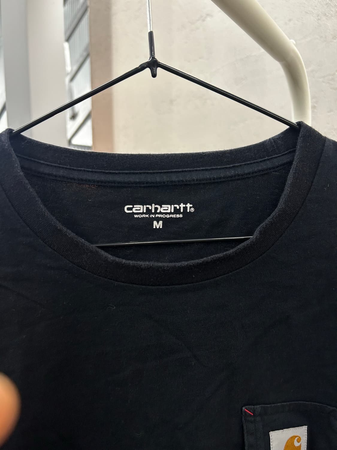 칼하트포켓 반팔티 블랙(carhartt) 상품이미지6