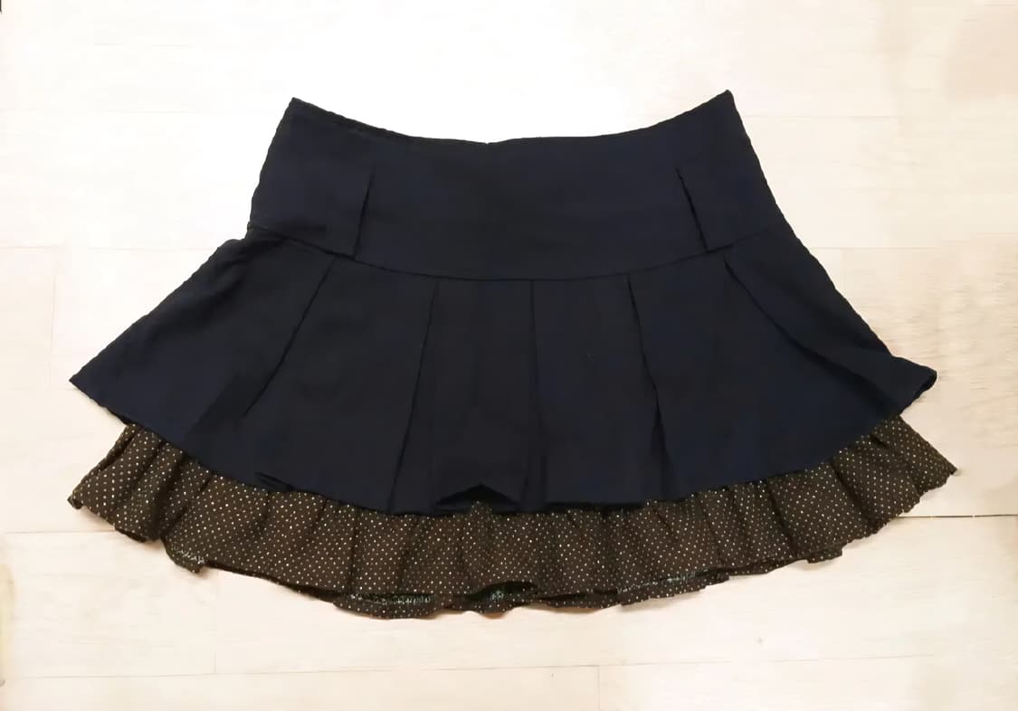 빈티지플리츠스커트달천대장y2k펑크핀터깔히메라떼갸루플레어치마캐캐체헤이세이 상품이미지1
