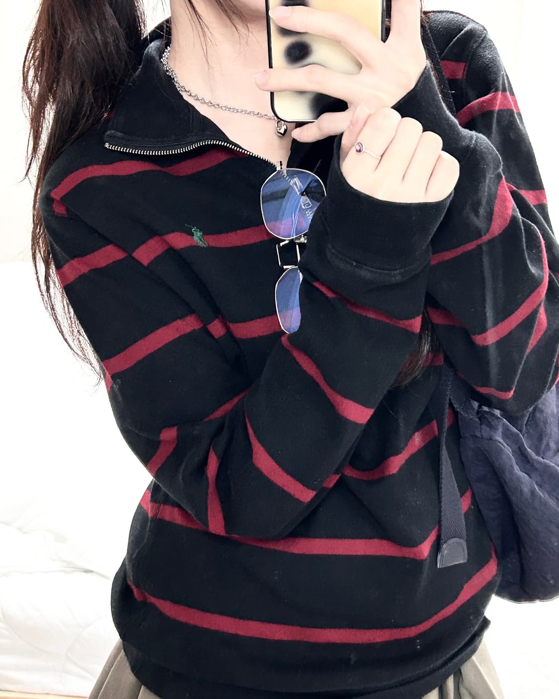 폴로 신형 그린포니 단가라 코튼 반집업 상품이미지2