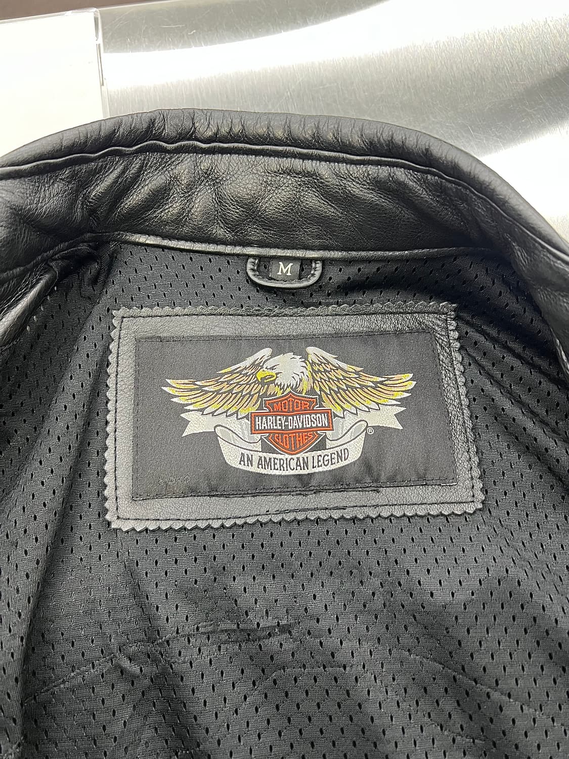 할리데이비슨 토크 제뉴윈 집 스트레치 라이딩 레더 자켓 상품이미지7