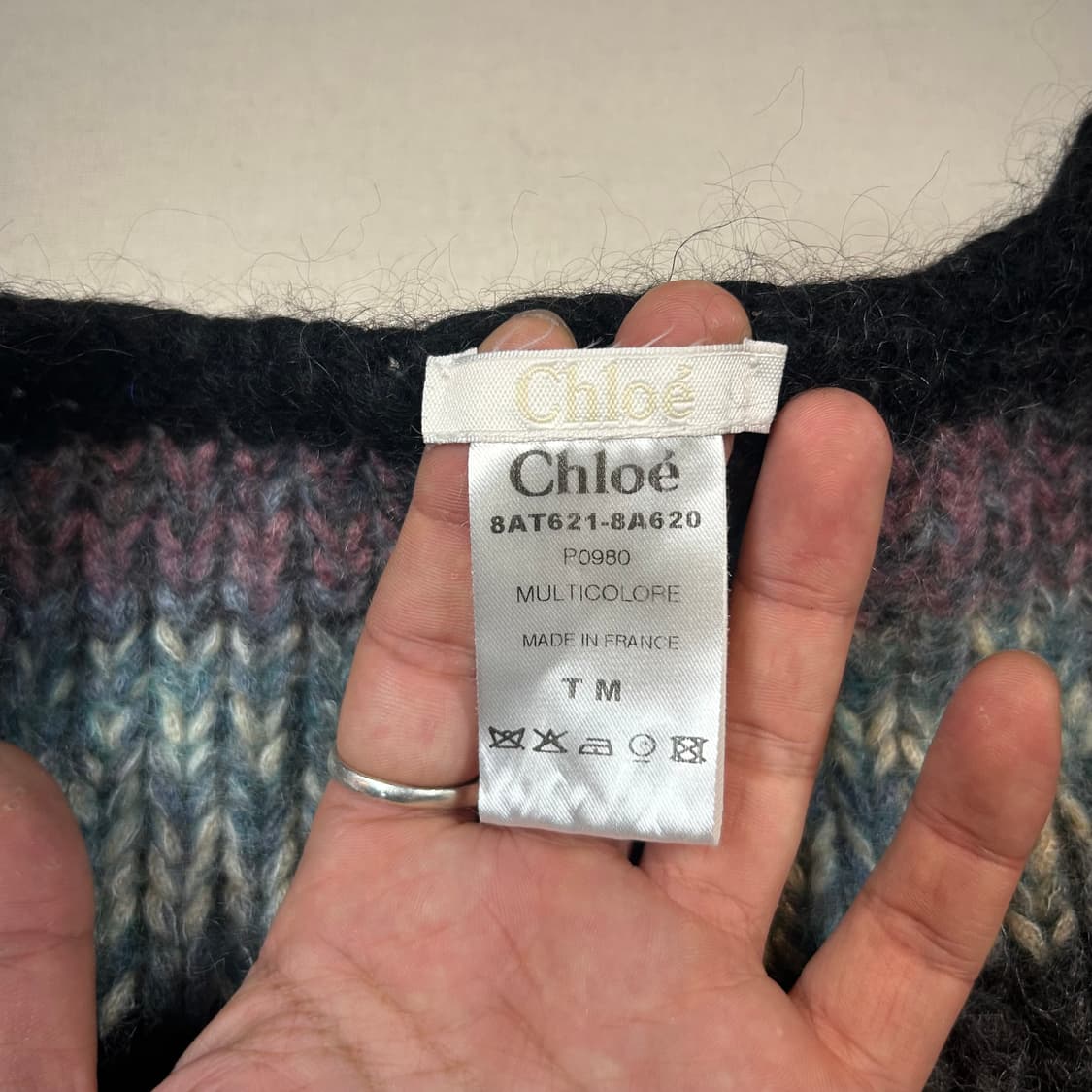 M) 끌로에 Chloe 모헤어 벨 슬리브 오픈 가디건 & 머플러 상품이미지6