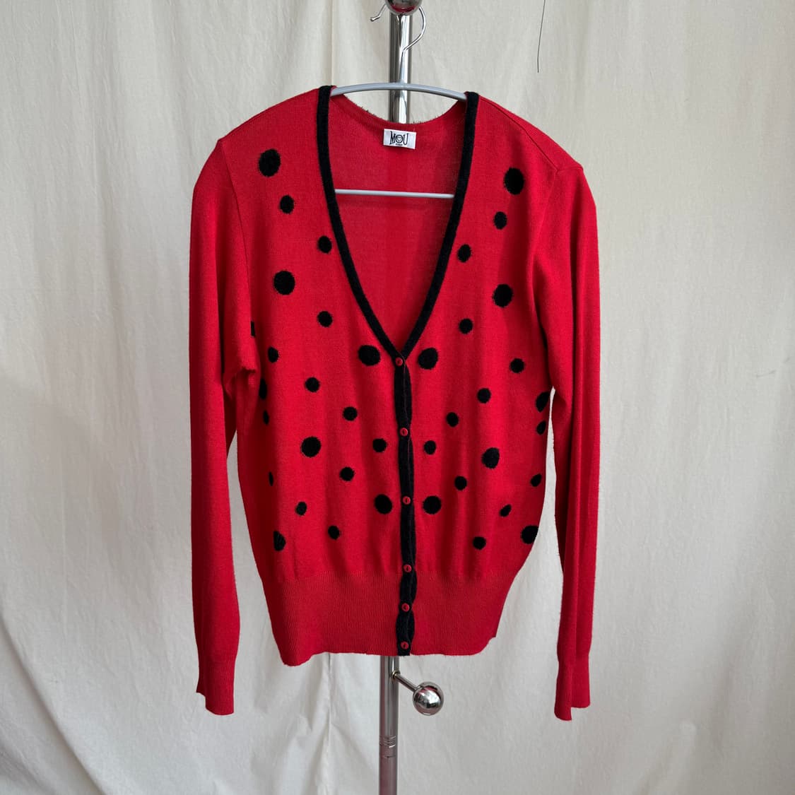 MOU 레드 도트 가디건 (Italy) 상품이미지3