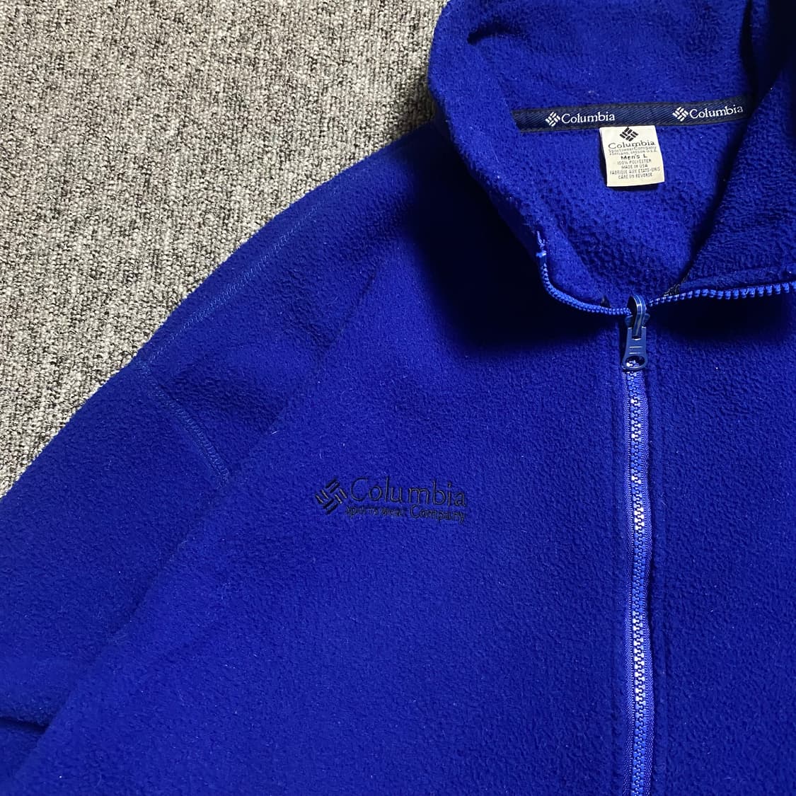 🌊90s USA columbia Fleece Zip-up 상품이미지4