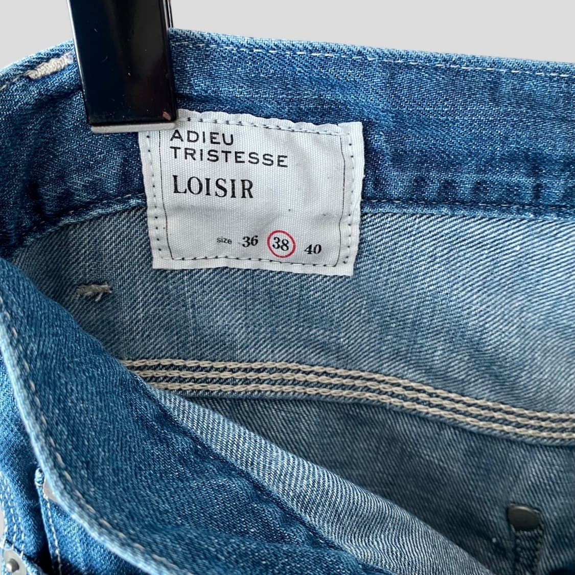 (여성38)ADIEU TRISTESSE 데님 워크팬츠 상품이미지8