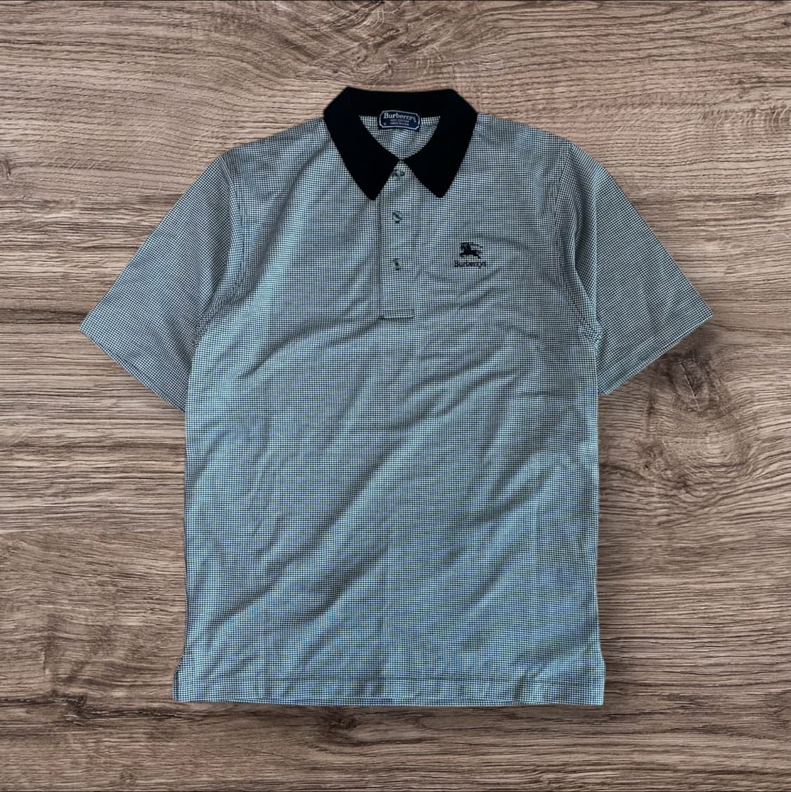 Burberrys Houndstooth Check Polo Shirt 상품이미지1