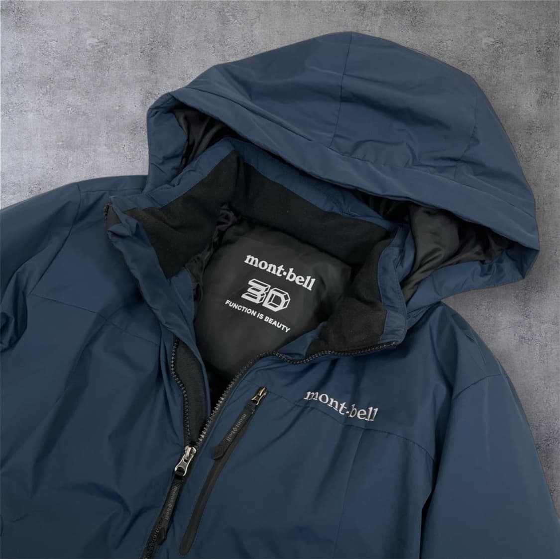 몽벨 Mont-bell 진블루 3D 후드 패딩 105 상품이미지2