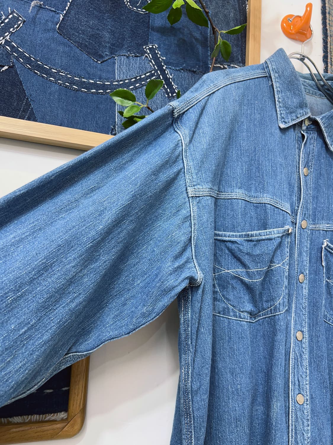 2BU WEAR USA  Denim Work Shirt  상품이미지7