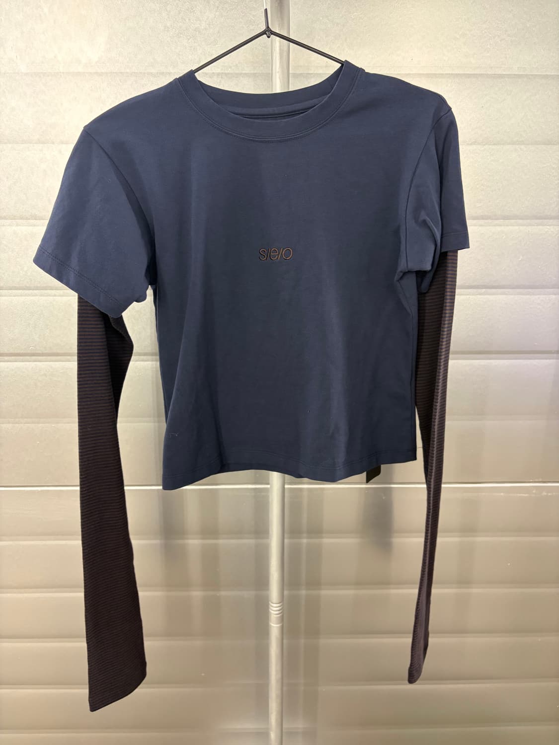 s/e/o layered crop long sleeve t-shirt 상품이미지2