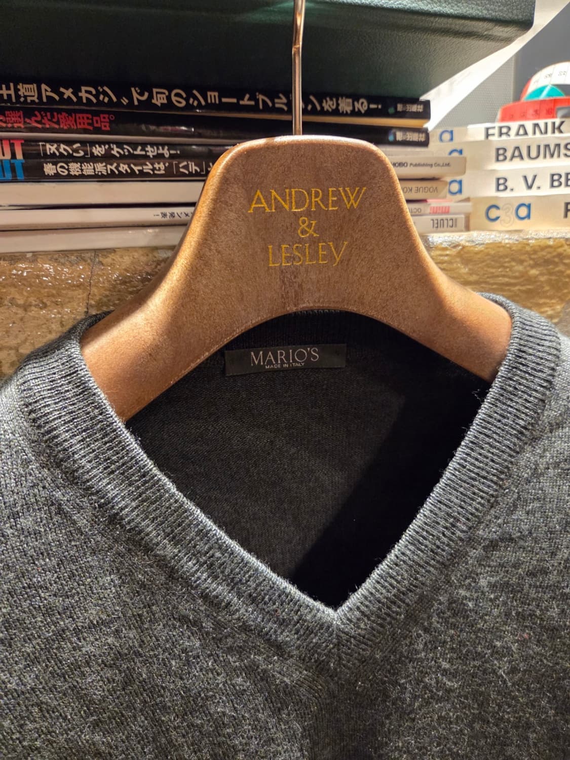 이탈리아 니트브랜드 마리오 메리노울니트 상품이미지5