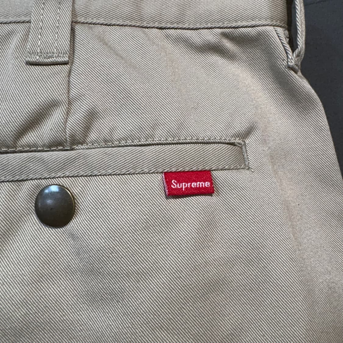 [36] SUPREME 슈프림 베이지 면바지 상품이미지5