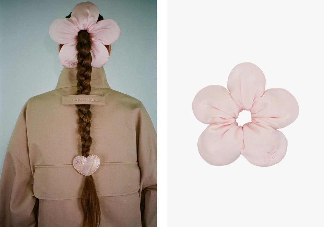 샌디리앙 플라워 스크런치 상품이미지1