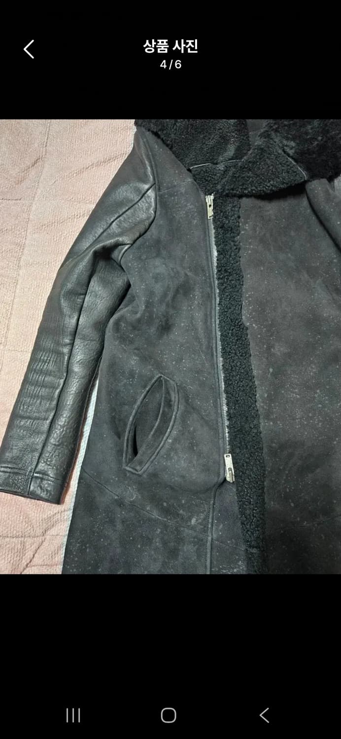 10sei0otto 레더슬리브 시어링 숏파카 상품이미지4